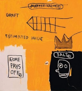 Rome Pays Off-Jean Michel Basquiat
